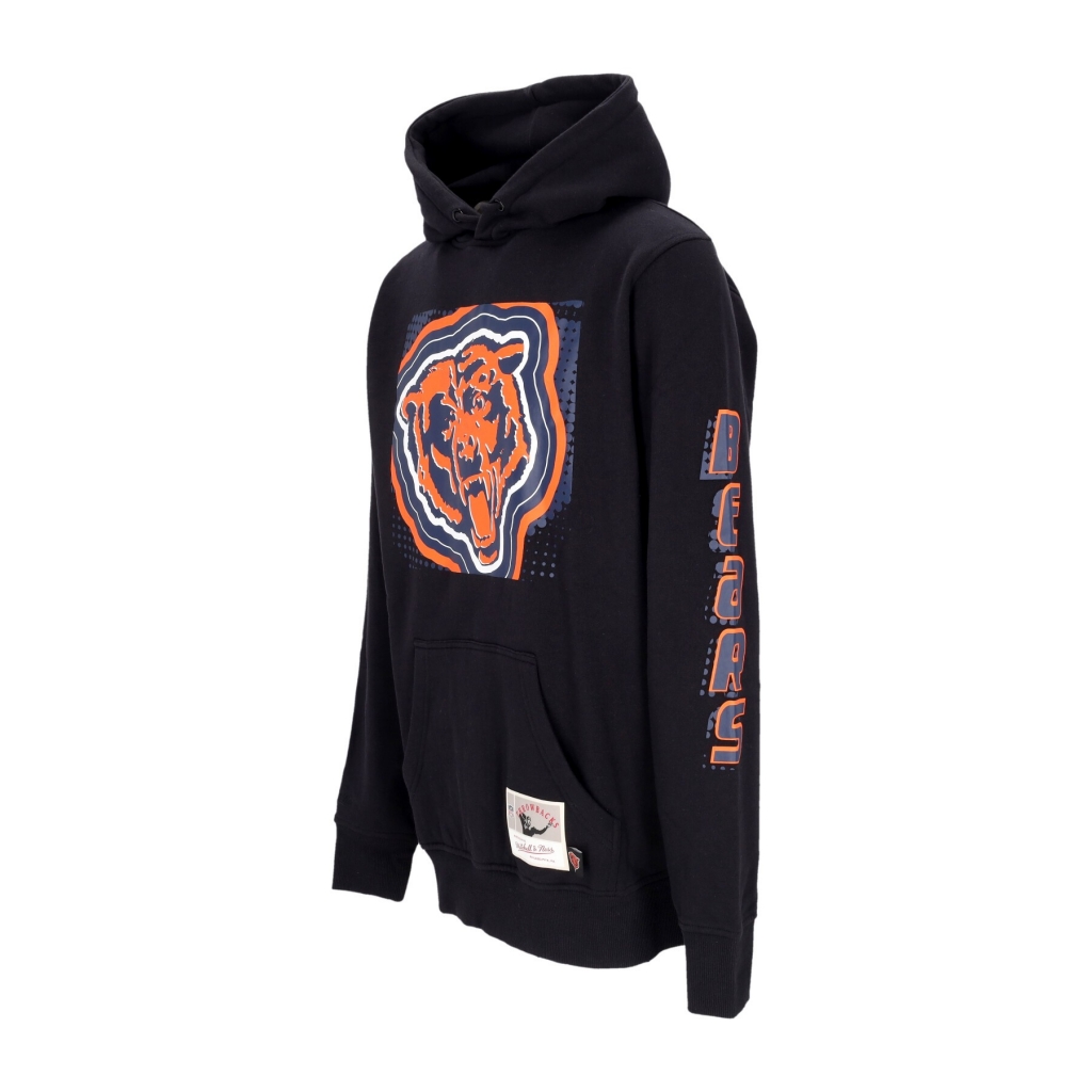 felpa cappuccio uomo nfl big face 70 hoodie chibea BLACK