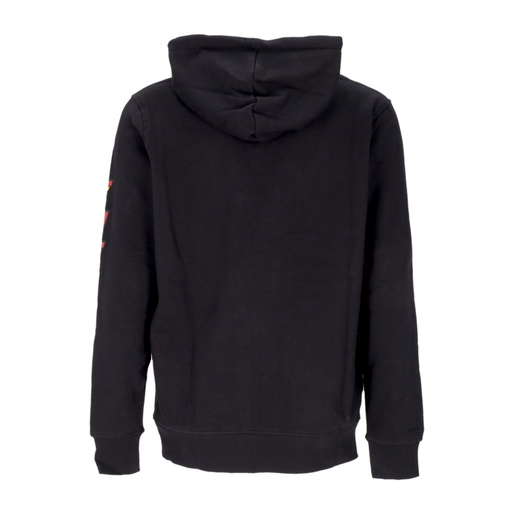 felpa cappuccio uomo nfl big face 70 hoodie kanchi BLACK