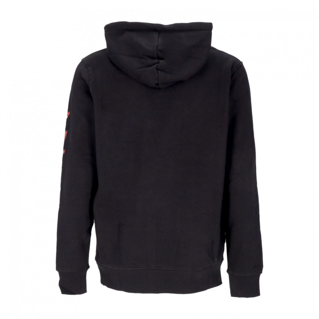 felpa cappuccio uomo nfl big face 70 hoodie kanchi BLACK