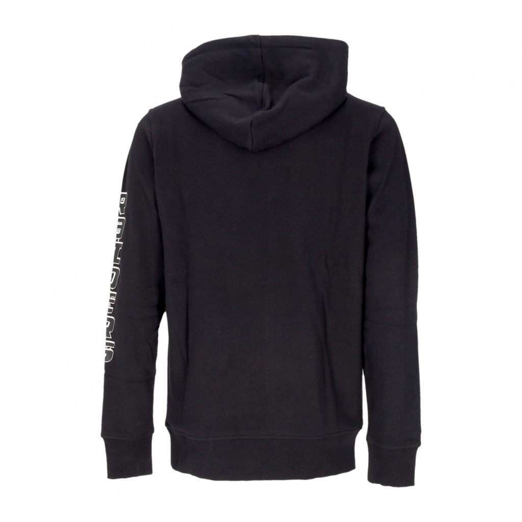 felpa cappuccio uomo nfl big face 70 hoodie oakrai BLACK