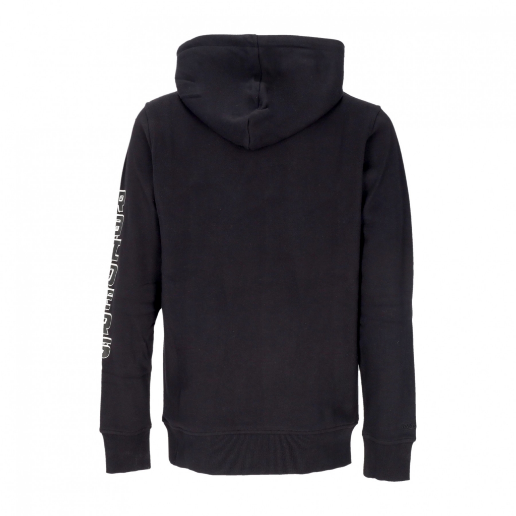 felpa cappuccio uomo nfl big face 70 hoodie oakrai BLACK