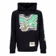 felpa cappuccio uomo nfl big face 70 hoodie phieag BLACK