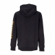felpa cappuccio uomo nfl big face 70 hoodie pitste BLACK