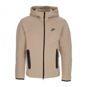 felpa leggera cappuccio uomo tech fleece full-zip windrunner hoodie KHAKI/BLACK
