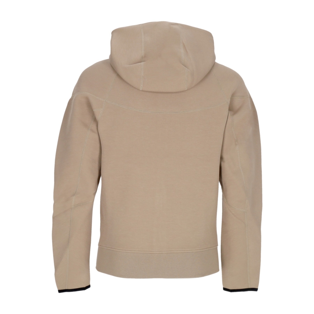 felpa leggera cappuccio uomo tech fleece full-zip windrunner hoodie KHAKI/BLACK