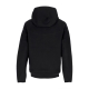 felpa leggera cappuccio zip uomo tech fleece full-zip windrunner hoodie BLACK/BLACK