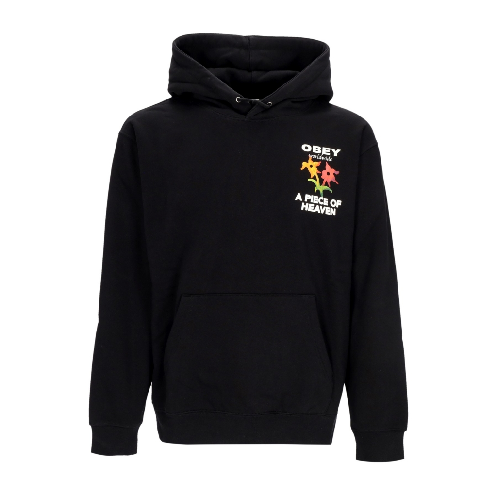 felpa cappuccio uomo a piece of heaven premium hooded fleece BLACK