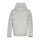 felpa leggera cappuccio zip uomo tech fleece full-zip windrunner hoodie DK GREY HEATHER/BLACK