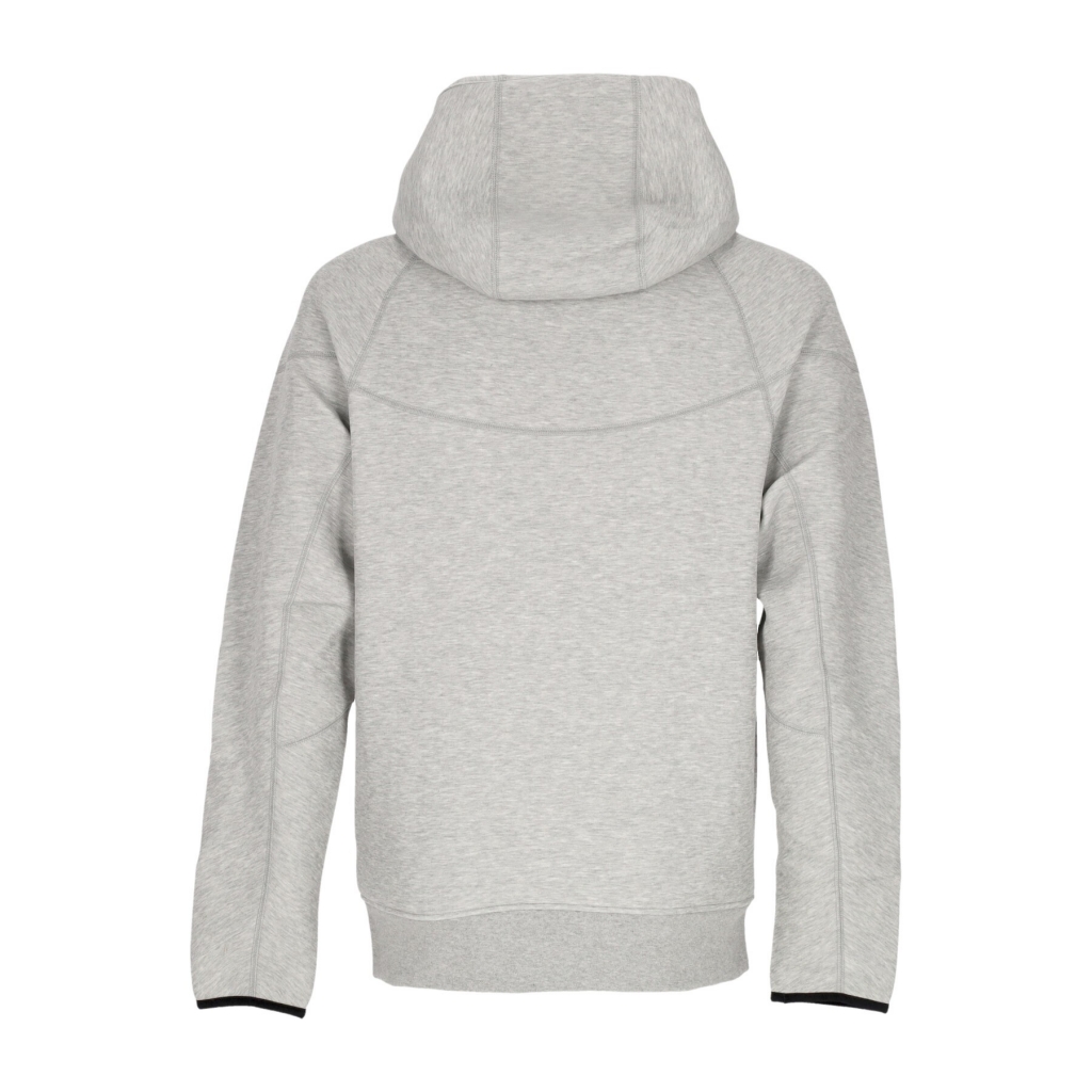 felpa leggera cappuccio zip uomo tech fleece full-zip windrunner hoodie DK GREY HEATHER/BLACK
