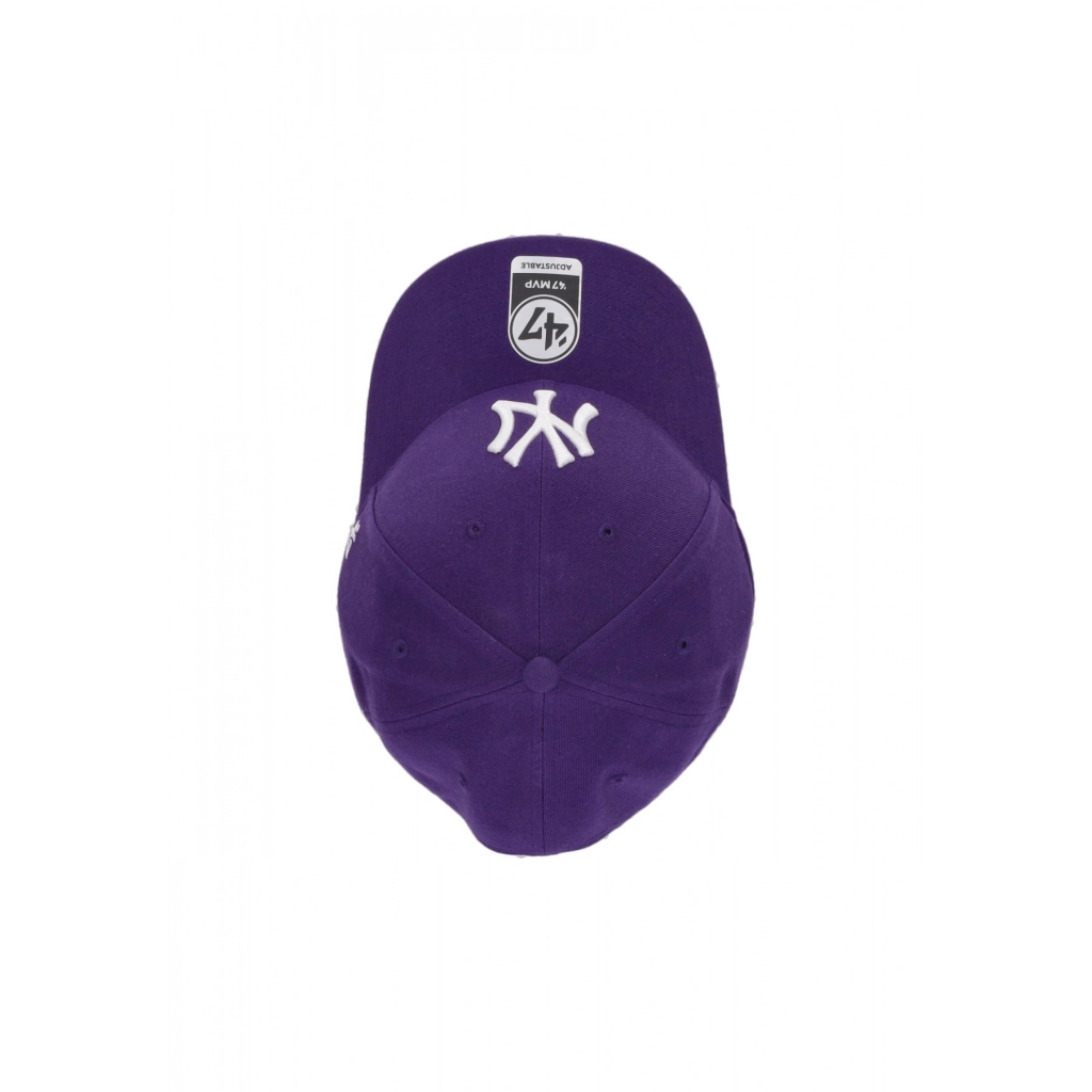 cappellino visiera curva uomo mlb mvp neyyan PURPLE/WHITE