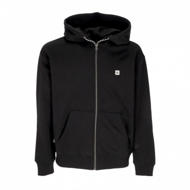 felpa cappuccio zip uomo rain cornell FLINT BLACK