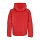 felpa leggera cappuccio zip uomo tech fleece full-zip windrunner hoodie LT UNIV RED HTR/BLACK