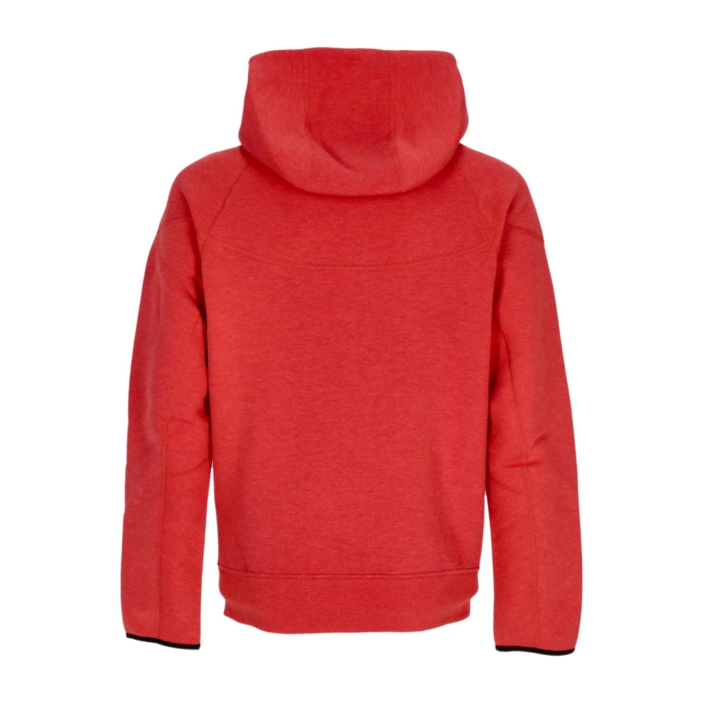 felpa leggera cappuccio zip uomo tech fleece full-zip windrunner hoodie LT UNIV RED HTR/BLACK