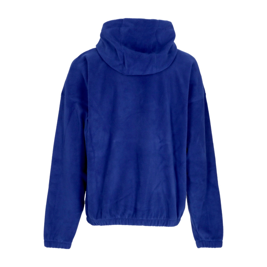 felpa cappuccio uomo club+ fleece polar hoodie DEEP ROYAL BLUE/BLACK