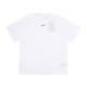 maglietta donna w sportswear essentials lbr tee WHITE/BLACK