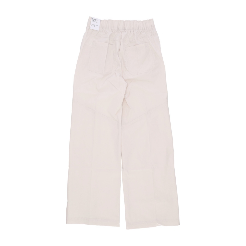 pantalone lungo donna w sportswear essentials woven high rise oh pants LT OREWOOD BRN/SAIL