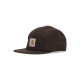 cappellino visiera piatta uomo backley cap TOBACCO