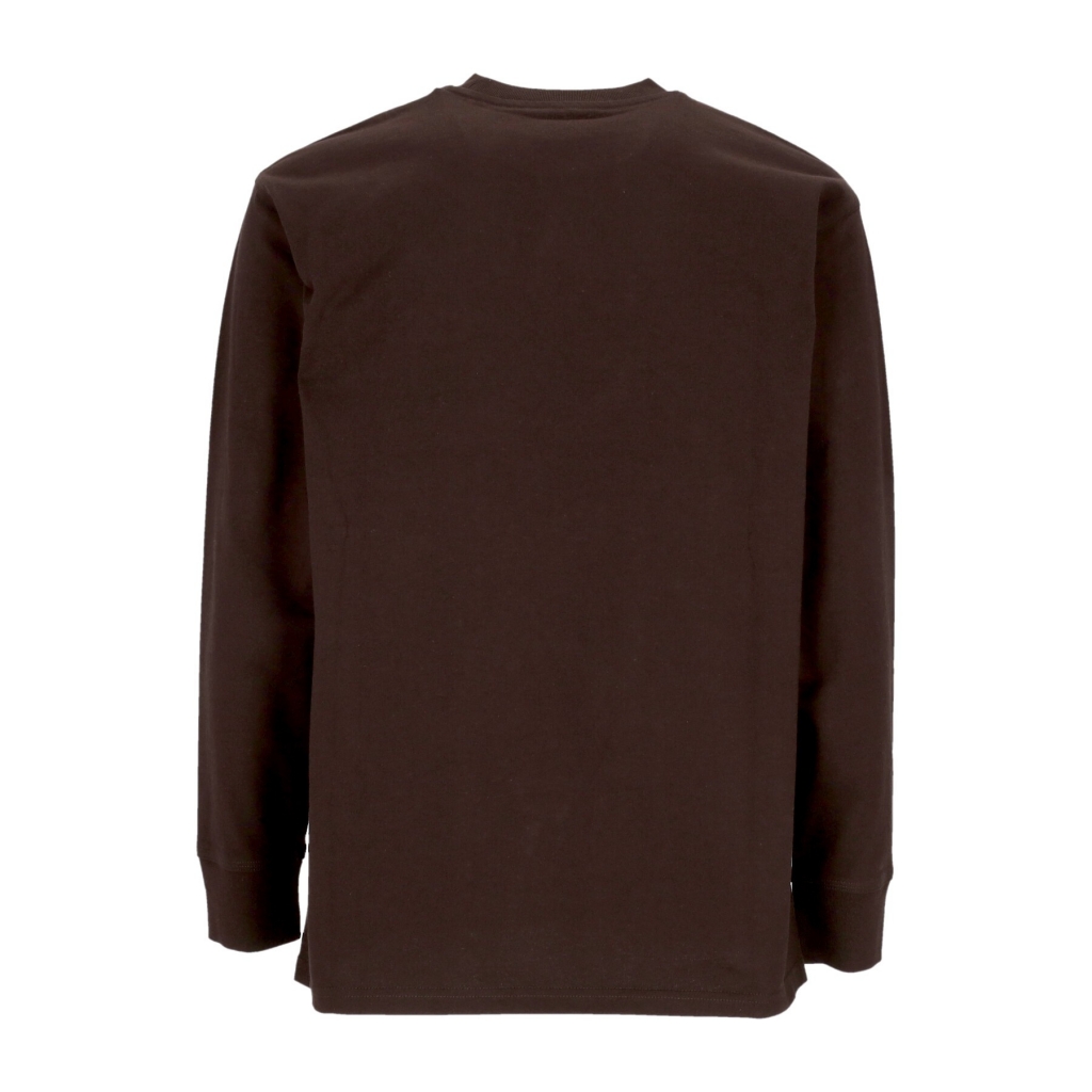 maglietta manica lunga uomo american script l/s tee TOBACCO
