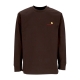 maglietta manica lunga uomo american script l/s tee TOBACCO