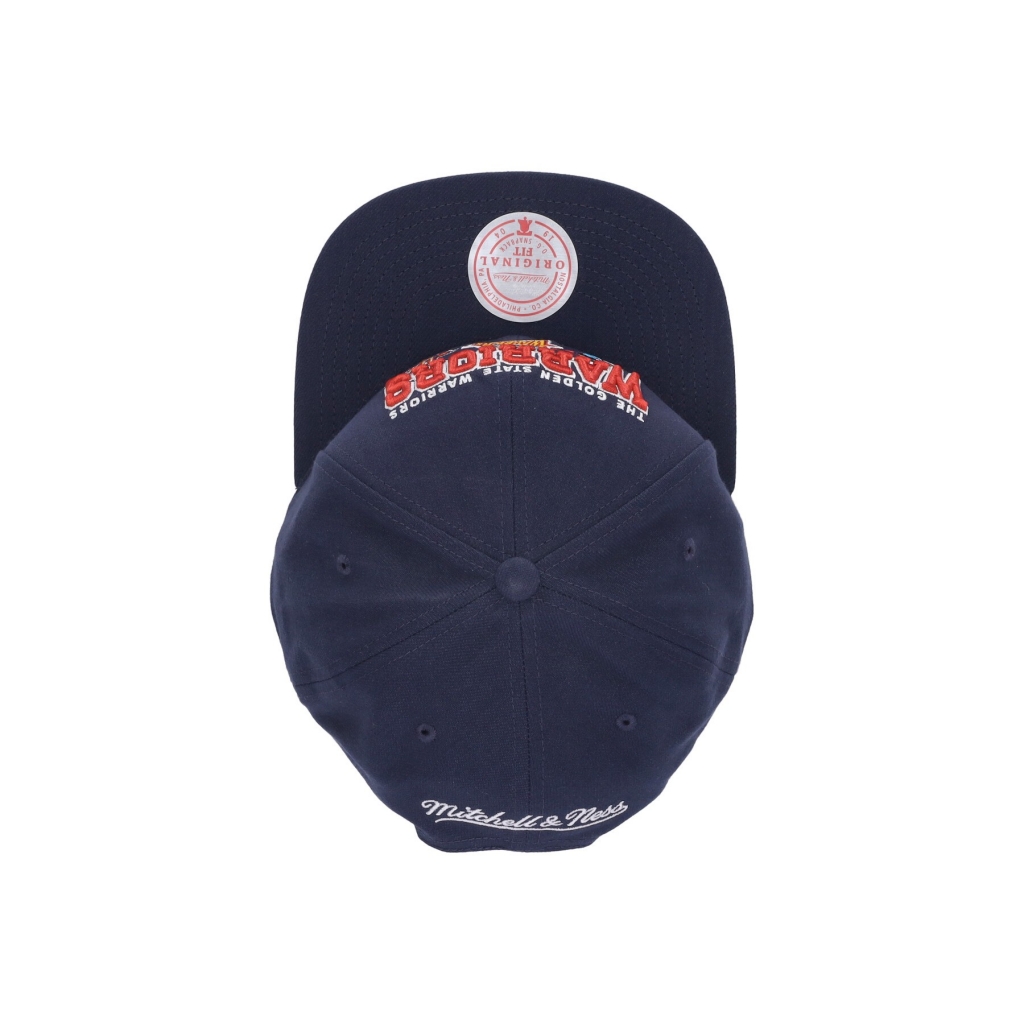cappellino visiera piatta uomo nba champ stack hwc golwar NAVY