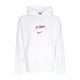 felpa cappuccio uomo nba city edition club hoodie houroc WHITE
