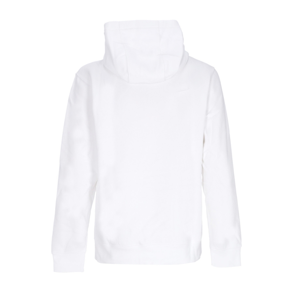 felpa cappuccio uomo nba city edition club hoodie houroc WHITE