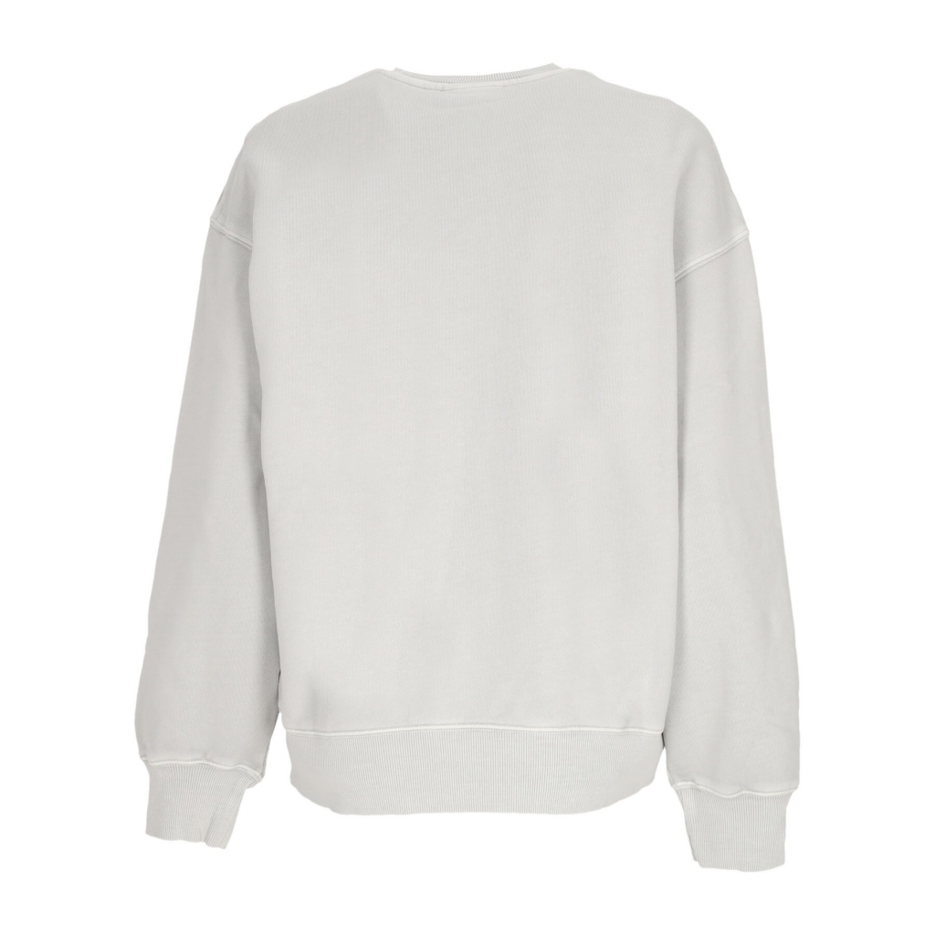 felpa leggera girocollo donna w nelson sweat SONIC SILVER GARMENT DYED