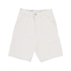 jeans corto uomo single knee short WHITE RINSED