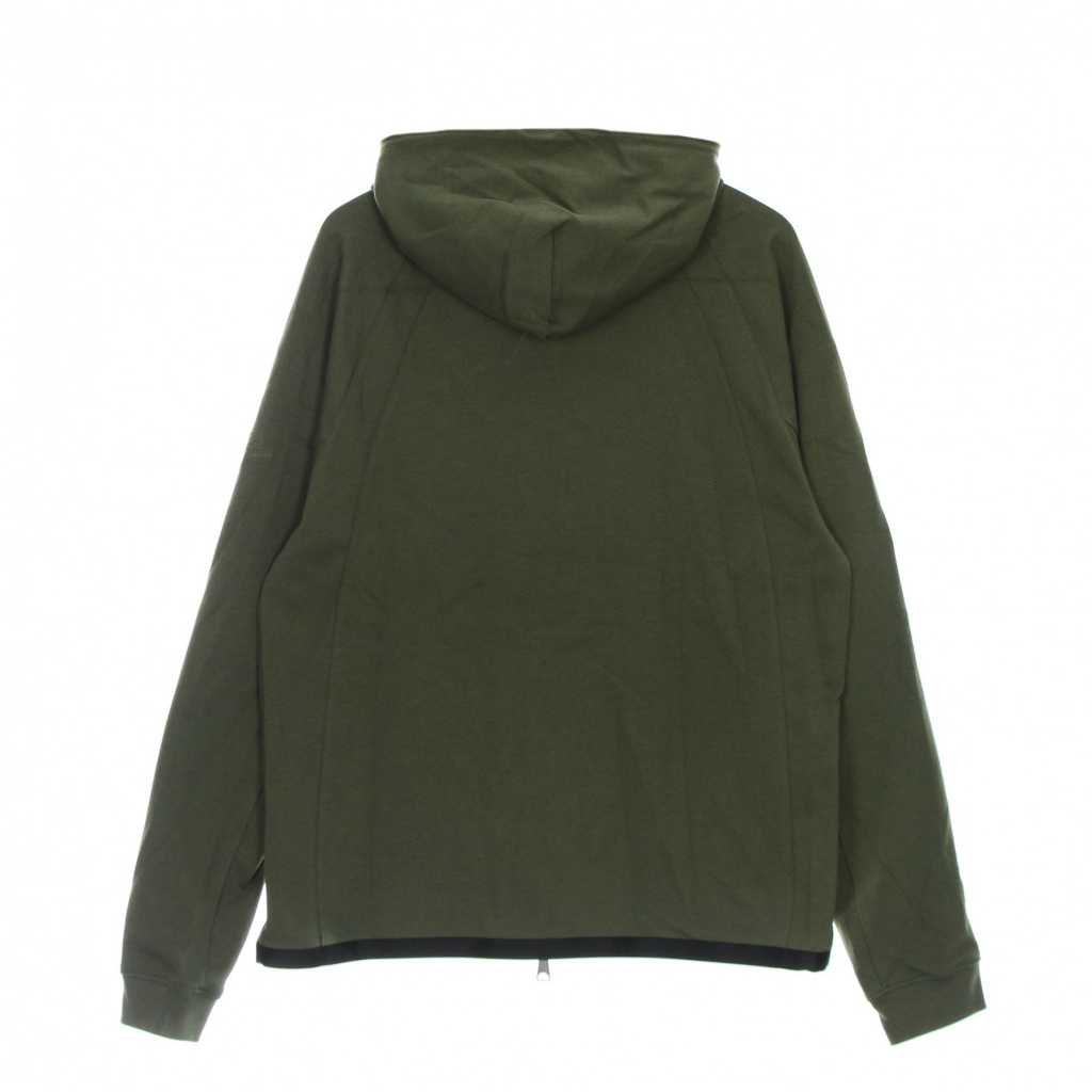 felpa leggera cappuccio zip uomo essentials warmup jacket MEDIUM OLIVE/MEDIUM OLIVE