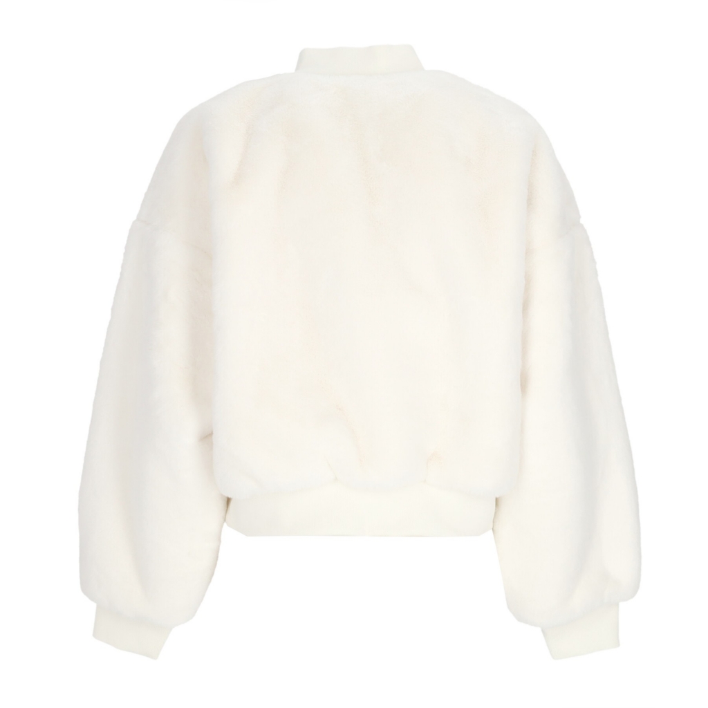 pelliccia donna w sportswear reversible faux fur bomber SAIL/SANDDRIFT