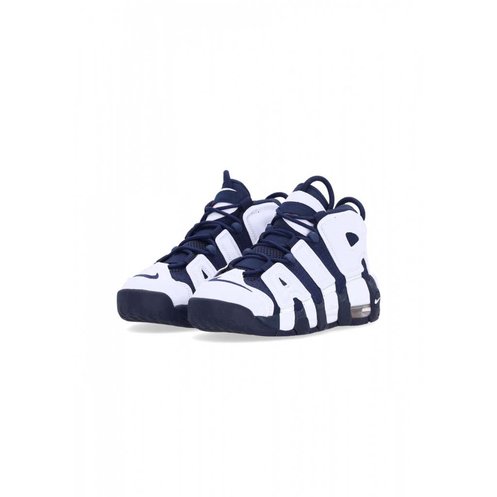 scarpa alta ragazzo air more uptempo gs WHITE/MIDNIGHT NAVY/METALLIC GOLD