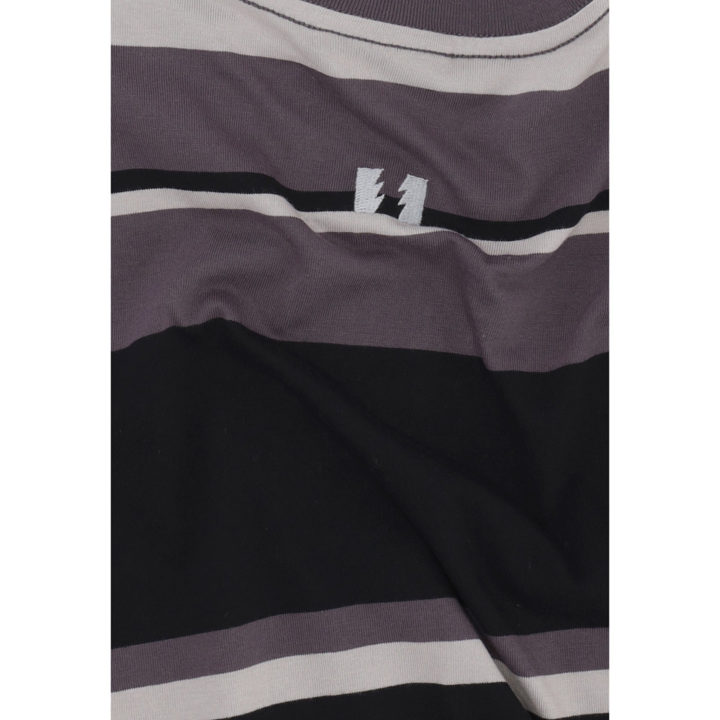 maglietta uomo stone stripe tee BLACK