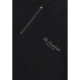 camicia manica corta uomo script half zip shirt BLACK