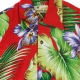 camicia manica corta uomo hawaiian shirt MANOA RED