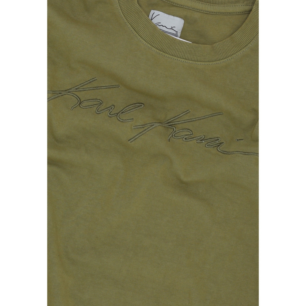 maglietta uomo autograph heavy boxy tee OLIVE