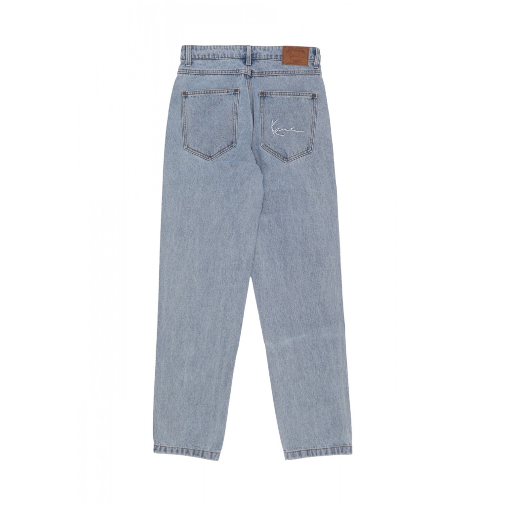 jeans uomo small signature baggy 5pocket denim VINTAGE MID BLUE