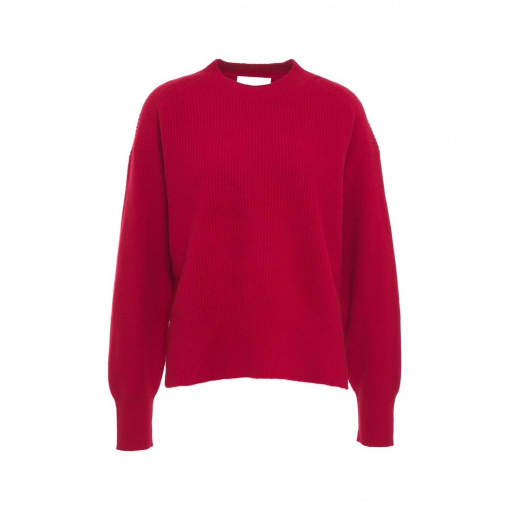Maglione in lana rosso