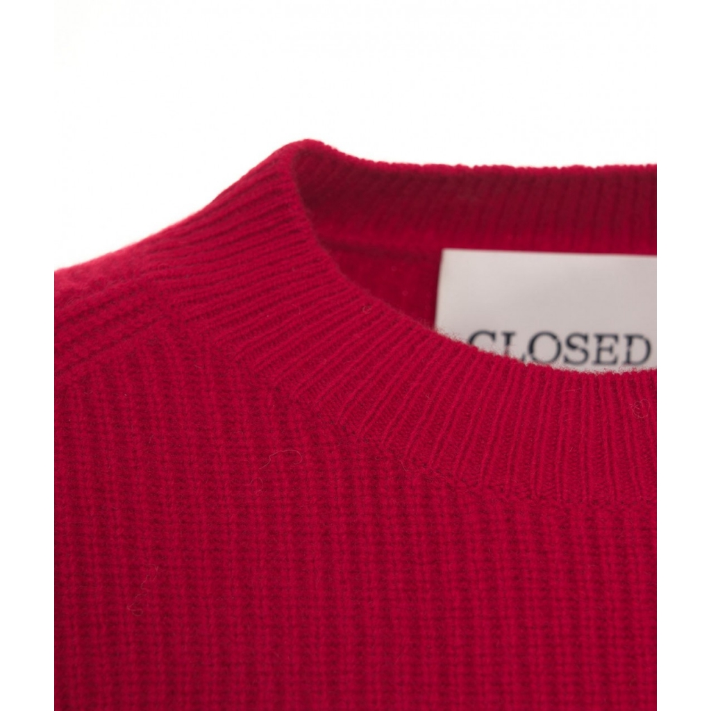 Maglione in lana rosso