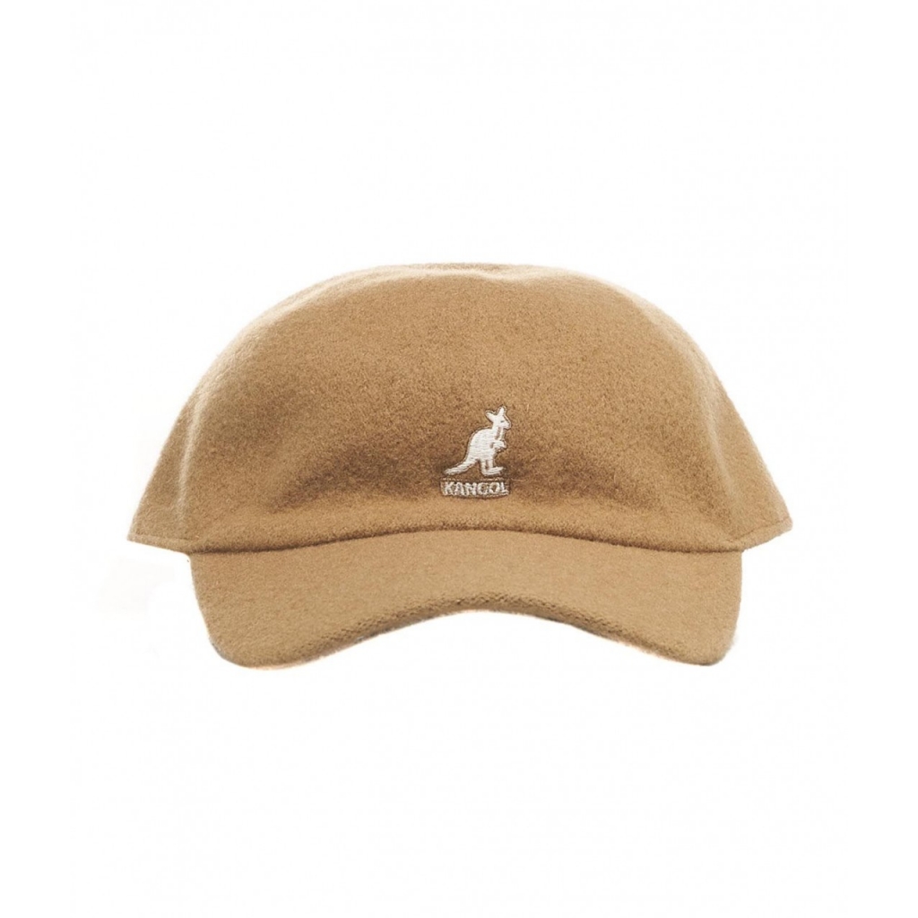 Cappello da baseball in lana Cammello