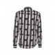 Camicia con stampa nero