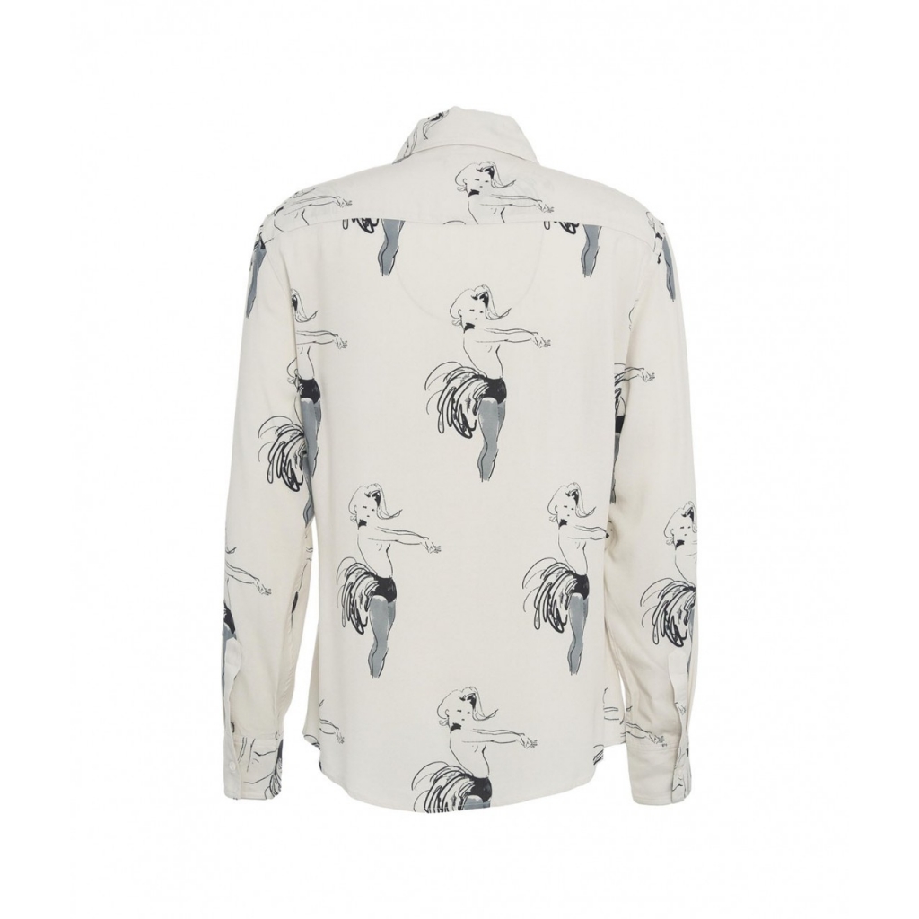 Camicia con stampa bianco