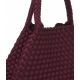 Shopper in neoprene Chianti Large bordeaux