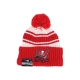 cappello pom pom uomo nfl sideline sport knit tambuc CHROME WHITE/ORIGINAL TEAM COLORS