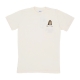 maglietta uomo flashing kittys pocket tee NATURAL