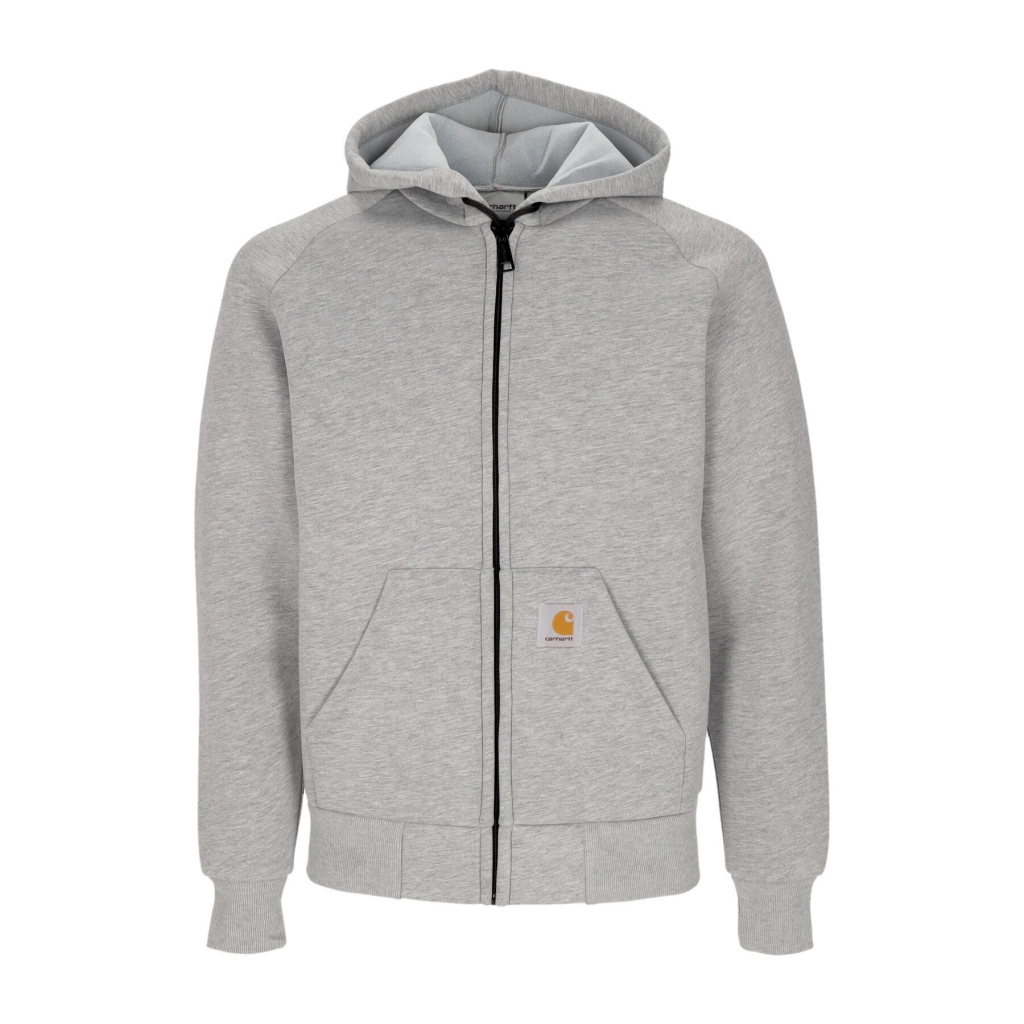 giubbotto uomo car-lux hooded jacket GREY HEATHER/GREY