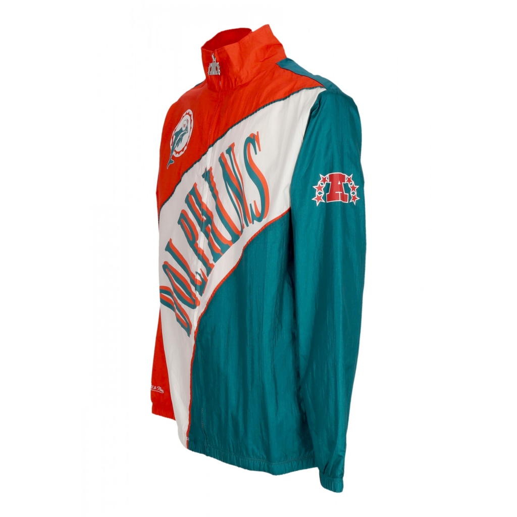 giacca a vento uomo nfl arched retro lined windbreaker miadol MULTI/WHITE