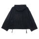 felpa leggera cappuccio donna w sportswear tech pack hoodie enginereed BLACK/DK SMOKE GREY/BLACK