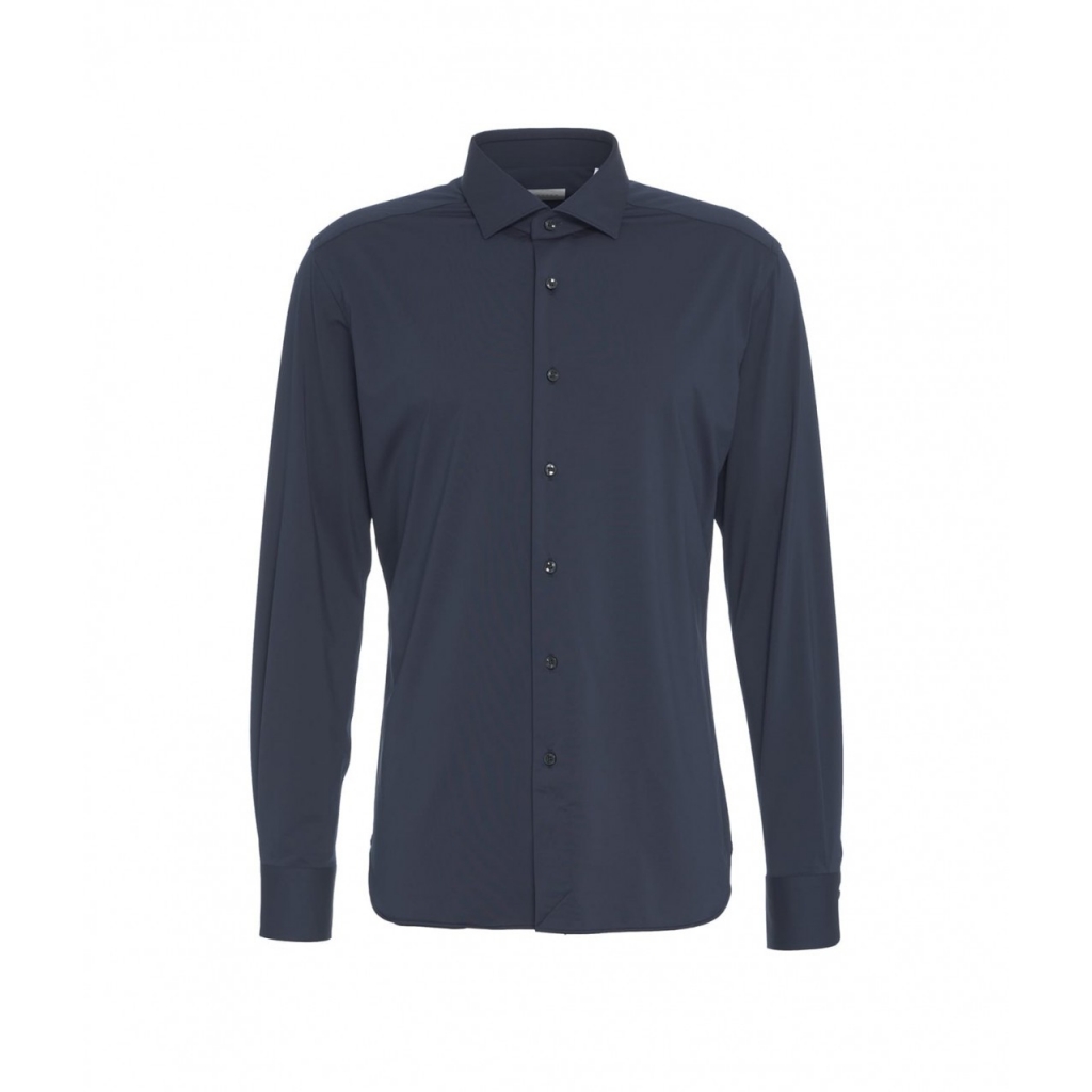 Camicia in tessuto active blu scuro