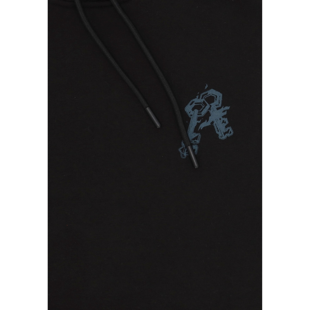 felpa cappuccio uomo thresh hoodie BLACK