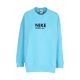 felpa girocollo donna w sportswear fleece oversized gls crewneck BALTIC BLUE